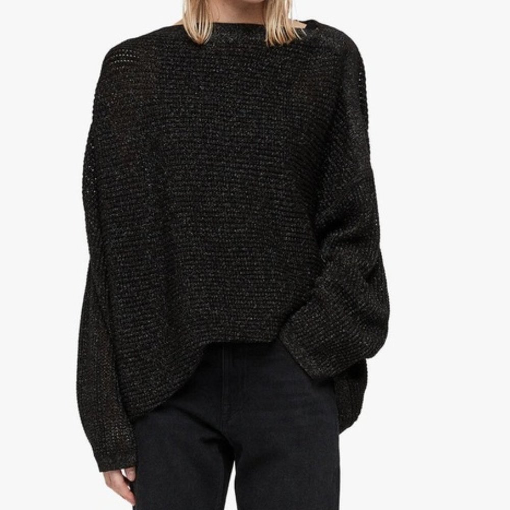 All Saints Marcel Metallic Jumper